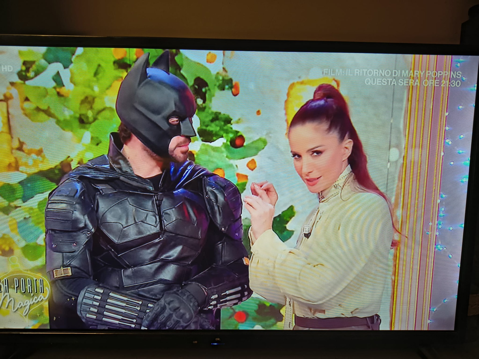 Batman ospite de LA PORTA MAGICA RAI2